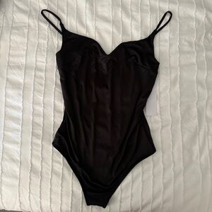 black bodysuit
